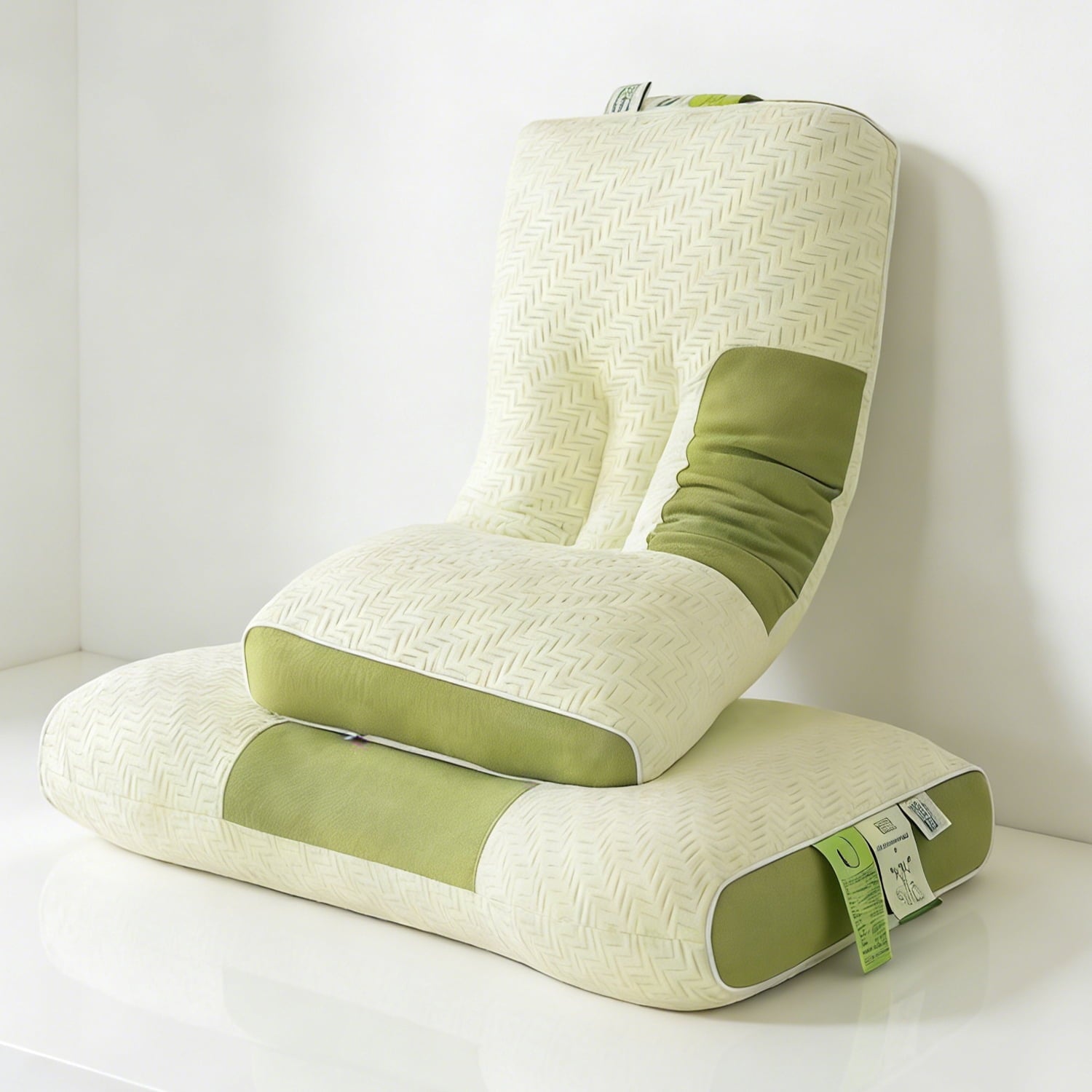 2-Pack Bamboo Fiber Bed Pillow (29.13" x 18.9") - A-Class Safe and Cooling
