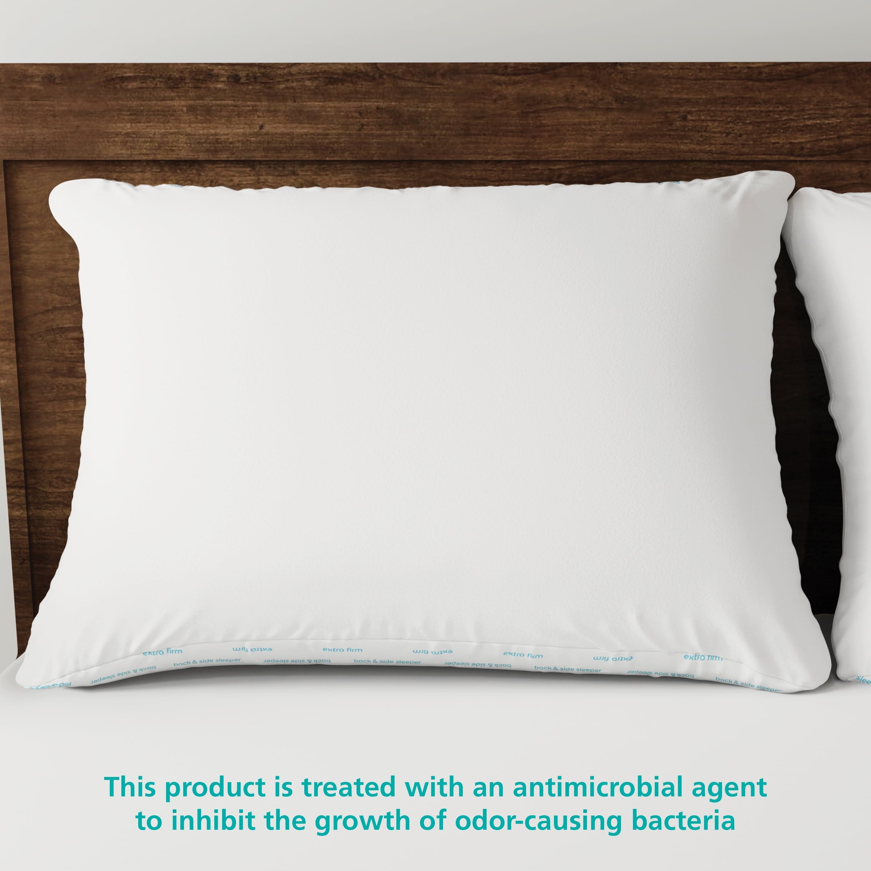 (2 pack) Back & Side Sleeper Bed Pillow, Standard/Queen - Extra Firm Support (4 Pack)